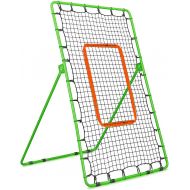 Flair Sports Pitchback Rebound Net 4 x 6 ? Professional Heavy Duty Series - Baseball Softball Lacrosse ? Practice Pitching, Catching, and Throwing - Adjustable Angle Pitch Back Tra