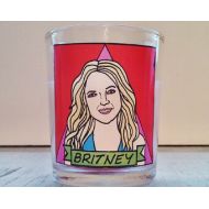 FlamingIdols Britney Spears Glass Votive Candle // LGBTQ Altar Candle