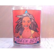 FlamingIdols Beyonce Glass Votive Candle // LGBTQ Altar Candle