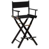 Flash 30 Directors Chair Black Frame - Black Canvas