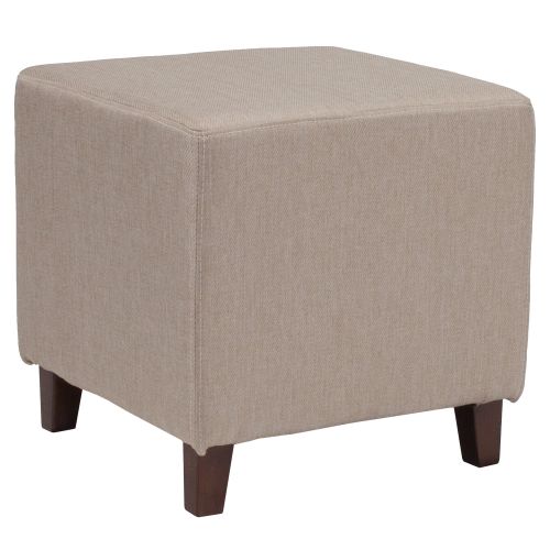  Flash Furniture Ascalon Upholstered Ottoman Pouf in Purple Fabric