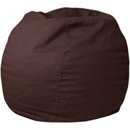 [아마존베스트]Flash Furniture Small Solid Brown Kids Bean Bag Chair