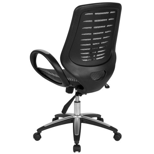  Flash Furniture Newton High Back Office Chair with Contemporary Mesh Design in Gray