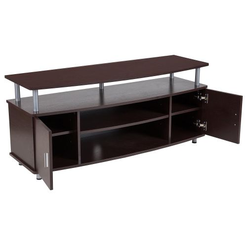  Flash Furniture Wheaton Espresso Wood Finish TV Stand