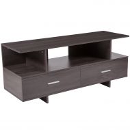 Flash Furniture Fields Driftwood Wood Grain Finish TV Stand and Media Console