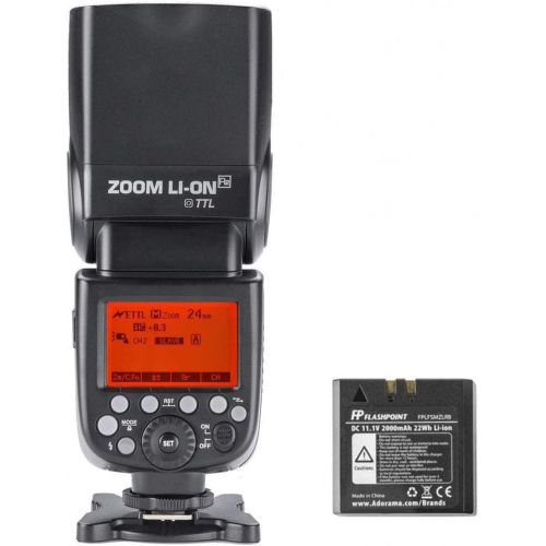  Flashpoint Zoom Li-ion R2 TTL On-Camera Flash Speedlight for Olympus & Panasonic (V860II-O)