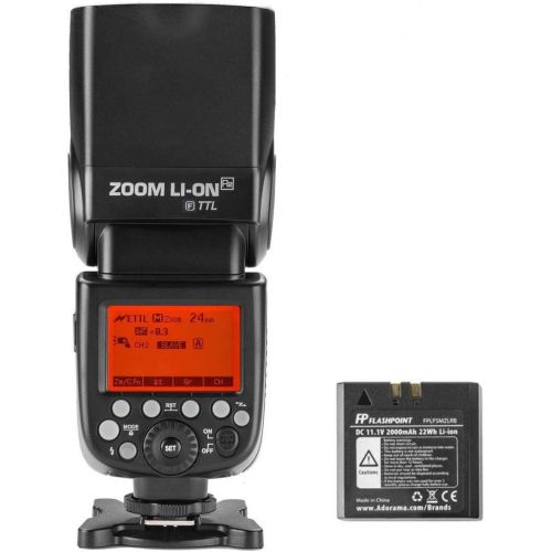  Flashpoint Zoom Li-ion R2 TTL On-Camera Flash Speedlight for Fuji (V860II-F)
