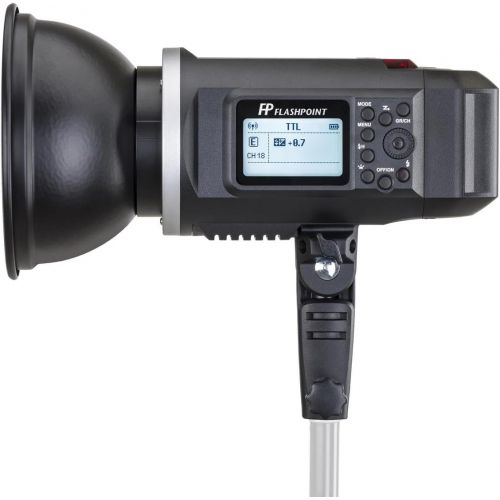  Flashpoint XPLOR 600 HSS TTL Battery-Powered Monolight with Built-in R2 2.4GHz Radio Remote System - Bowens Mount (AD600 TTL) with R2 Pro Transmitter for Nikon