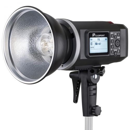  Flashpoint XPLOR 600 HSS TTL Battery-Powered Monolight with Built-in R2 2.4GHz Radio Remote System - Bowens Mount (AD600 TTL) with R2 Pro Transmitter for Canon