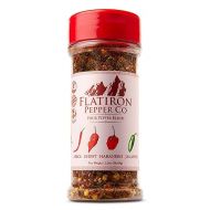 Flatiron Pepper Co - Four Pepper Blend. Premium Red Chile Flakes. Habanero - Jalapeno - Arbol - Ghost Pepper