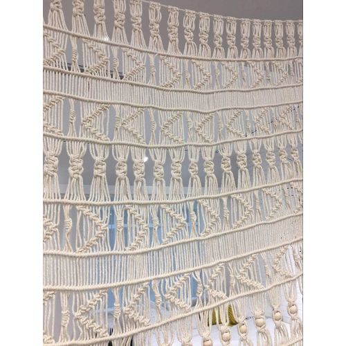 Flber Macrame Curtain Macrame Wall Hanging Macrame Handwoven Boho Wedding Backdrop Kitchen Curtains,52 Wx56 H