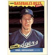 1986 Fleer #16 Sluggers/Pitchers Orel Hershiser