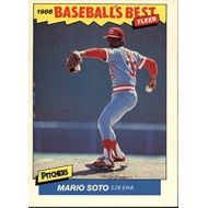 1986 Fleer #36 Sluggers/Pitchers Mario Soto
