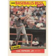 1986 Fleer Baseballs Best Sluggers vs. Pitchers #28 Cal Ripken Jr. Baltimore Orioles Official MLB Baseball Trading Card in Raw (EX-MT or Better) Condition