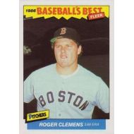 1986 Fleer Baseballs Best Sluggers vs. Pitchers #7 Roger Clemens Boston Red Sox Official MLB Baseball Trading Card in Raw (EX-MT or Better) Condition