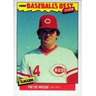 1986 Fleer Baseballs Best Sluggers vs. Pitchers #29 Pete Rose Cincinnati Reds Official MLB Baseball Trading Card in Raw (EX-MT or Better) Condition