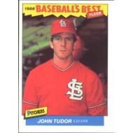 1986 Fleer Baseballs Best Sluggers vs. Pitchers #40 John Tudor St. Louis Cardinals Official MLB Baseball Trading Card in Raw (EX-MT or Better) Condition