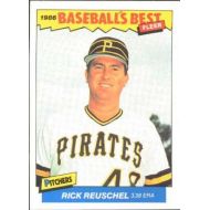 1986 Fleer Baseballs Best Sluggers vs. Pitchers #27 Rick Reuschel Pittsburgh Pirates Official MLB Baseball Trading Card in Raw (EX-MT or Better) Condition