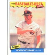 1986 Fleer Baseballs Best Sluggers vs. Pitchers #12 Rich Gossage San Diego Padres Official MLB Baseball Trading Card in Raw (EX-MT or Better) Condition