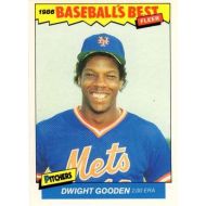 1986 Fleer Baseballs Best Sluggers vs. Pitchers #11 Dwight Gooden New York Mets Official MLB Baseball Trading Card in Raw (EX-MT or Better) Condition