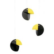 Flensted Mobiles Talking Tree Black Hanging Nursery Mobile - 24 Inches Plastic