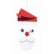Flensted Mobiles Santa Claus Hanging Mobile - 10 Inches Cardboard