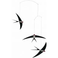 Flensted Mobiles 3 Swallow Hanging Mobile - 20 Inches Cardboard