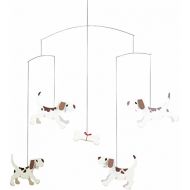 Flensted Mobiles Doggy Dreams Hanging Nursery Mobile - 20 Inches Cardboard