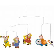 Flensted Mobiles Circus Hanging Nursery Mobile - 22 Inches Cardboard