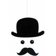 Flensted Mobiles Mr. Bowlerman Hanging Mobile - 10 Inches Plastic