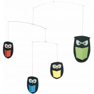 Flensted Mobiles The Wisest Owls Hanging Mobile - 18 Inches Cardboard