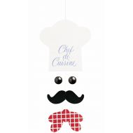 Flensted Mobiles Chef De Cuisine Hanging Mobile - 11 Inches Plastic