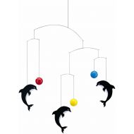 Flensted Mobiles Delphinarium Hanging Nursery Mobile - 20 Inches Plastic