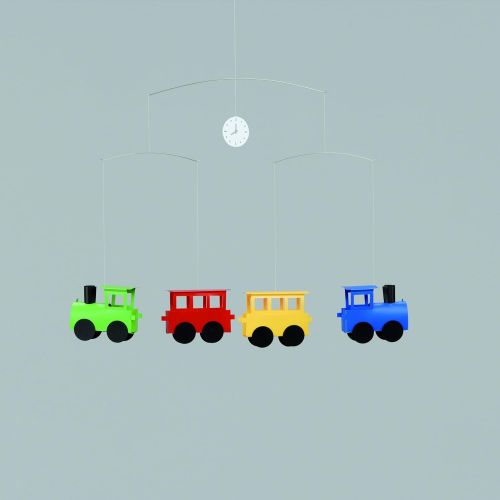  Flensted Mobiles Loco Hanging Nursery Mobile - 16 Inches Plastic - Handmade in Denmark by Flensted