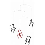 Flensted Mobiles Flying Chairs Hanging Mobile - 22 Inches - Handmade in Denmark by Flensted