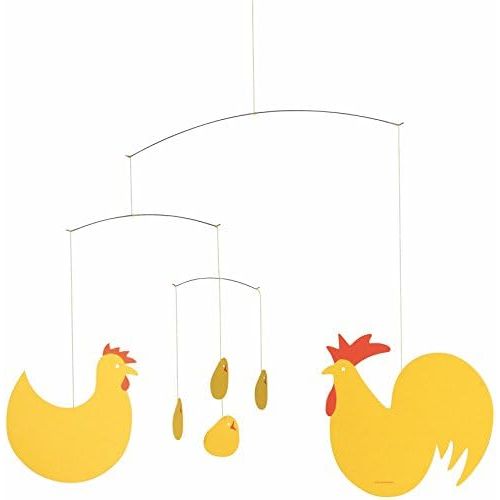  Flensted Mobiles Easter Hanging Mobile - 16 Inches - Handmade in Denmark by Flensted