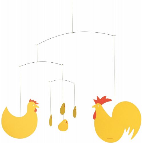  Flensted Mobiles Easter Hanging Mobile - 16 Inches - Handmade in Denmark by Flensted