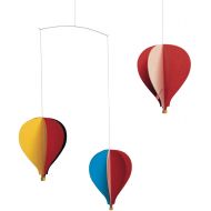 Flensted Mobiles Balloon 3 Hanging Nursery Mobile - 18 Inches - Handmade in Denmark by Flensted