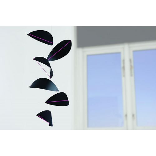  Flensted Mobiles Kites Black Hanging Mobile - 32 Inches Plastic - Handmade in Denmark by Flensted