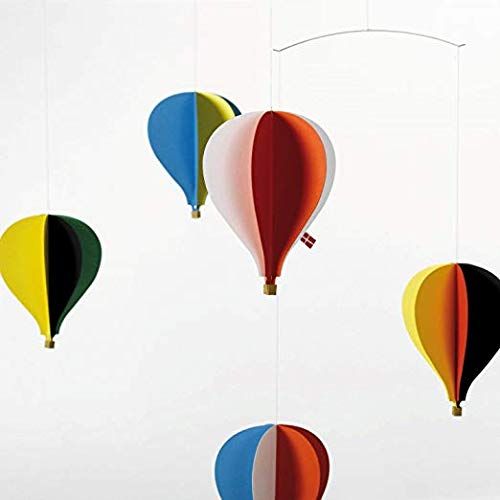  Flensted Mobiles 5 Balloon Hanging Nursery Mobile - 26 Inches Cardboard