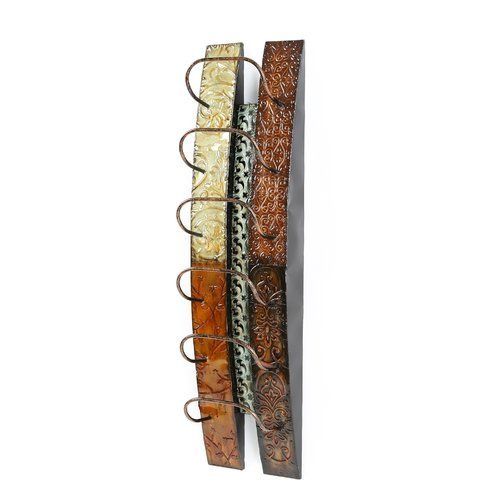  Fleur De Lis Living ... Zendaya 6 Bottle Wall Mounted Wine Rack by Fleur De Lis Living