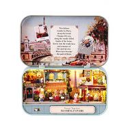 Flever Dollhouse Miniature DIY House Kit Creative Room with Furniture for Romantic Artwork Gift (Roaming in Paris)