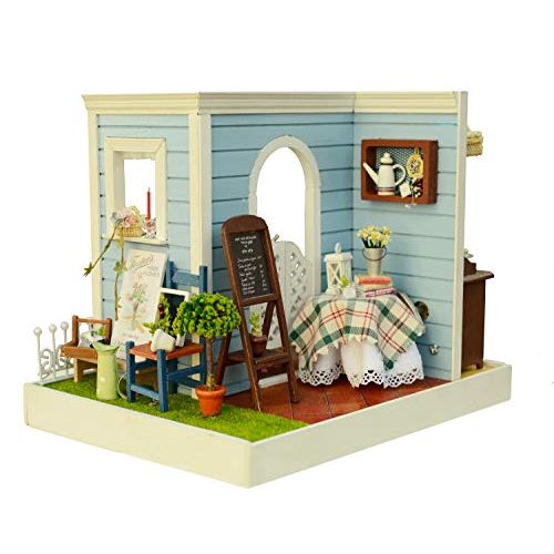  Flever Dollhouse Miniature DIY House Kit Creative Room with Furniture for Romantic Artwork Gift (Marys Sweet Baking)