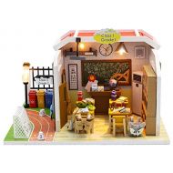 Flever Dollhouse Miniature DIY House Kit Creative Room with Furniture for Romantic Valentines Gift(My Dear Deskmate)