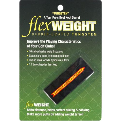  TourGear/Hireko FlexTee Rubber Tungsten Golf Club Weights (10 Pack - product packaging may vary)
