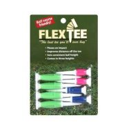 FlexTee Flexible Golf Tees (8 Pack), Florescent Green/Blue/Pink (product packaging may vary)