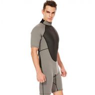 Flexel 3mm Men Wetsuits CR Scuba Diving Full Suits and Shorty Wet Suits Adults Long Sleeves Swimwear for Surfing Snorkeling Canoeing Water Sports