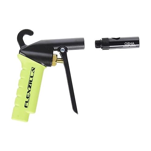  Flexzilla X1 Blow Gun with Xtreme-Flo Safety Nozzle, ZillaGreen - AG1502FZ
