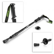 Flexzion Trekking Pole AntiShock Stick Alpenstock - Retractable 26-55 Extandable Ultralight Aluminum For Outdoor Sports Hiking Walking Travel Camping Backpacking