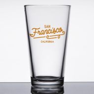 /FlintAndAmber San Francisco Theme Printed Pint Glass